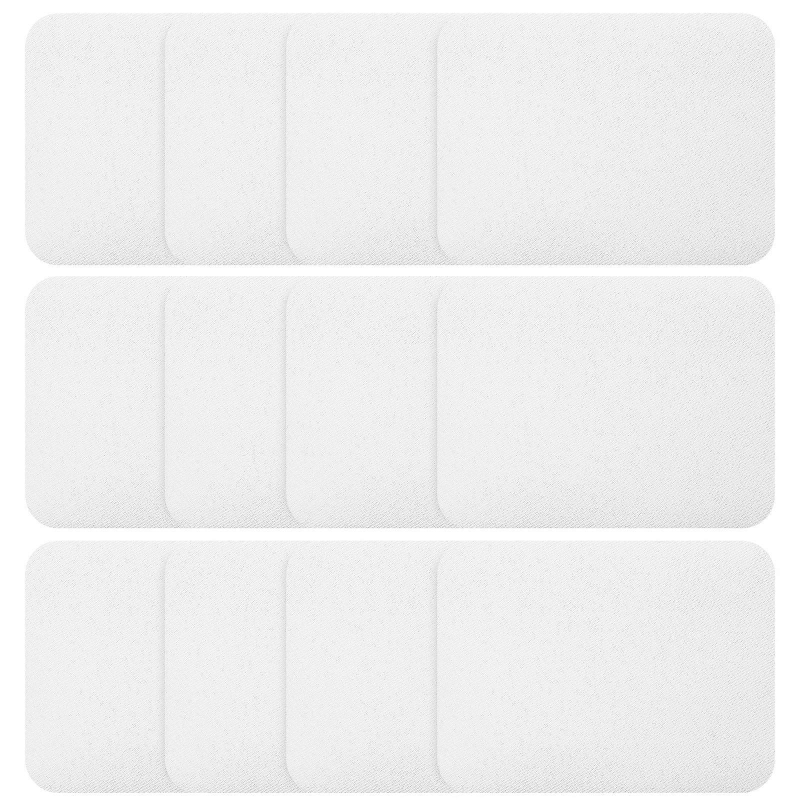24 Pcs Rectangular Clothes Patches DIY Clothes Stickers Clothes Patches