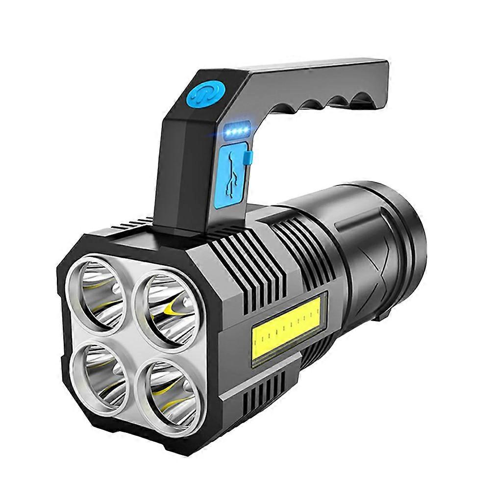 Flashlight LED Adjustable Searchlight Spotlight Emergency Torch Floodlight