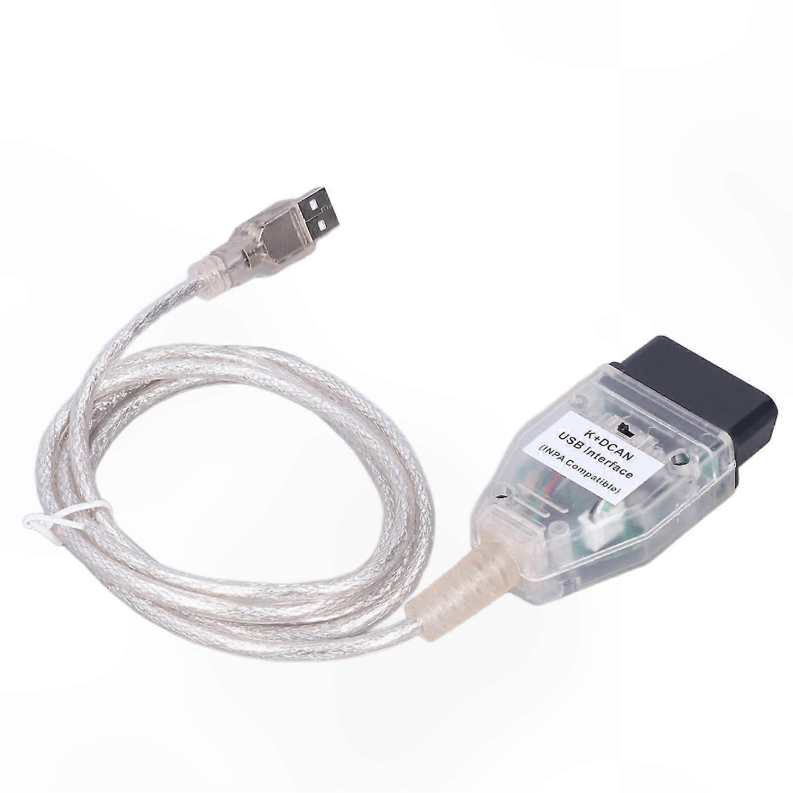 OBD2 USB Vehicle Diagnostic Cable with Switch for 1 Series E81 E82 E83 E87 E88 2004-2011 Replacement Adapter Tool