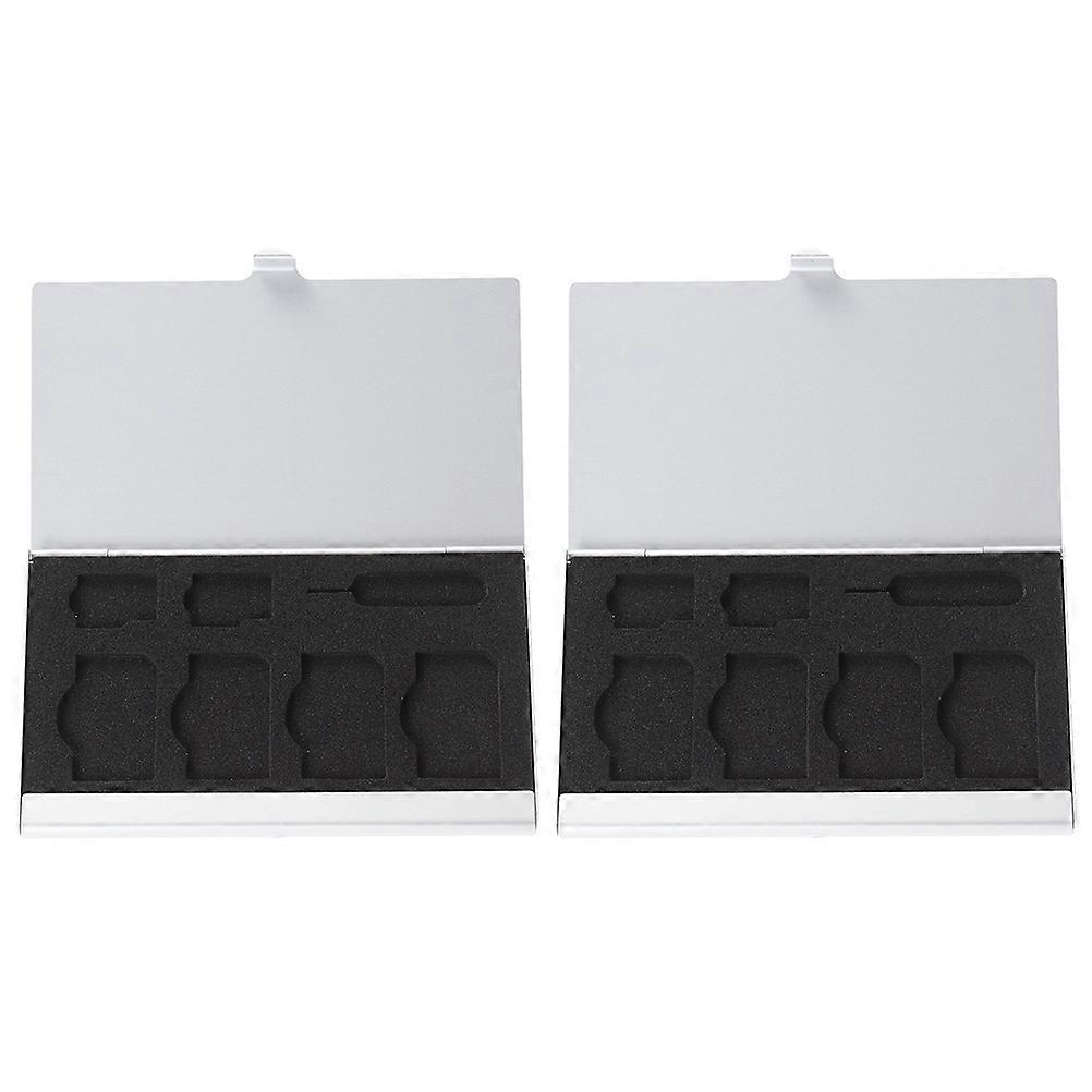 Phone Card Storage Box Holder for Sim Cards and Card Needle
