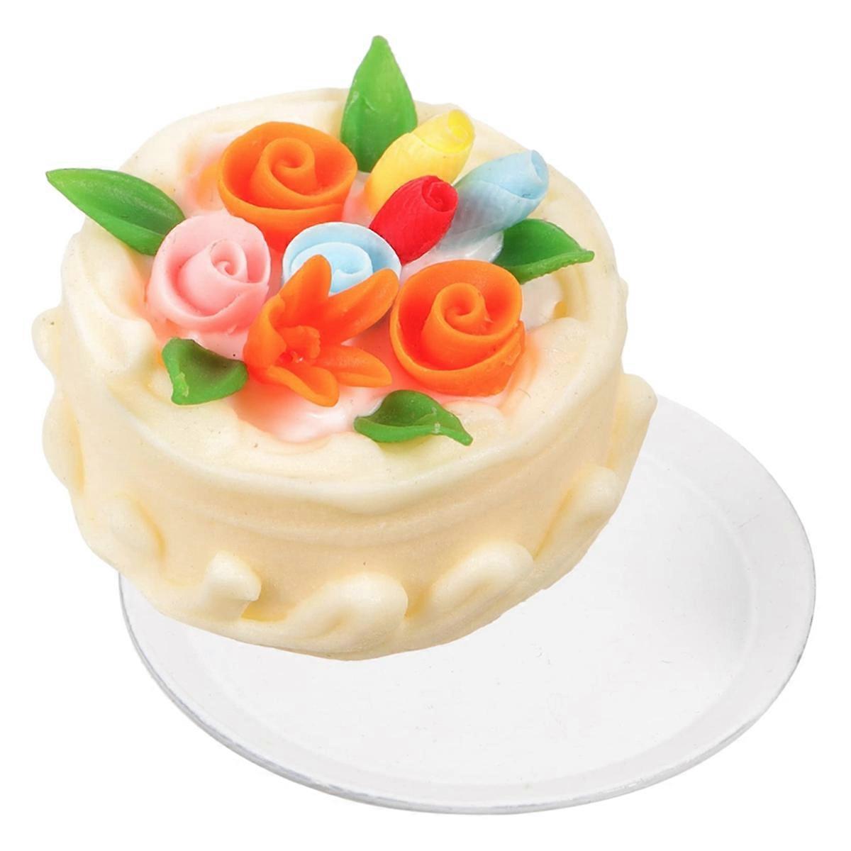 Tiny Food Mini Fake Cake Artificial Cupcake Model Vintage Decor A
