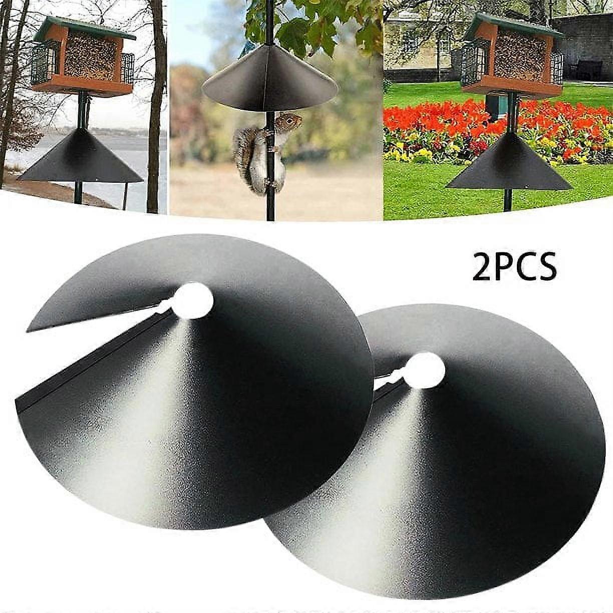 2 Pcs 2/14/16/18" Squirrel Baffle, Foldable Cover for Bird Feeders - Compatible with Hanging Feeders, Squirrel Guard by Stuffygreenus