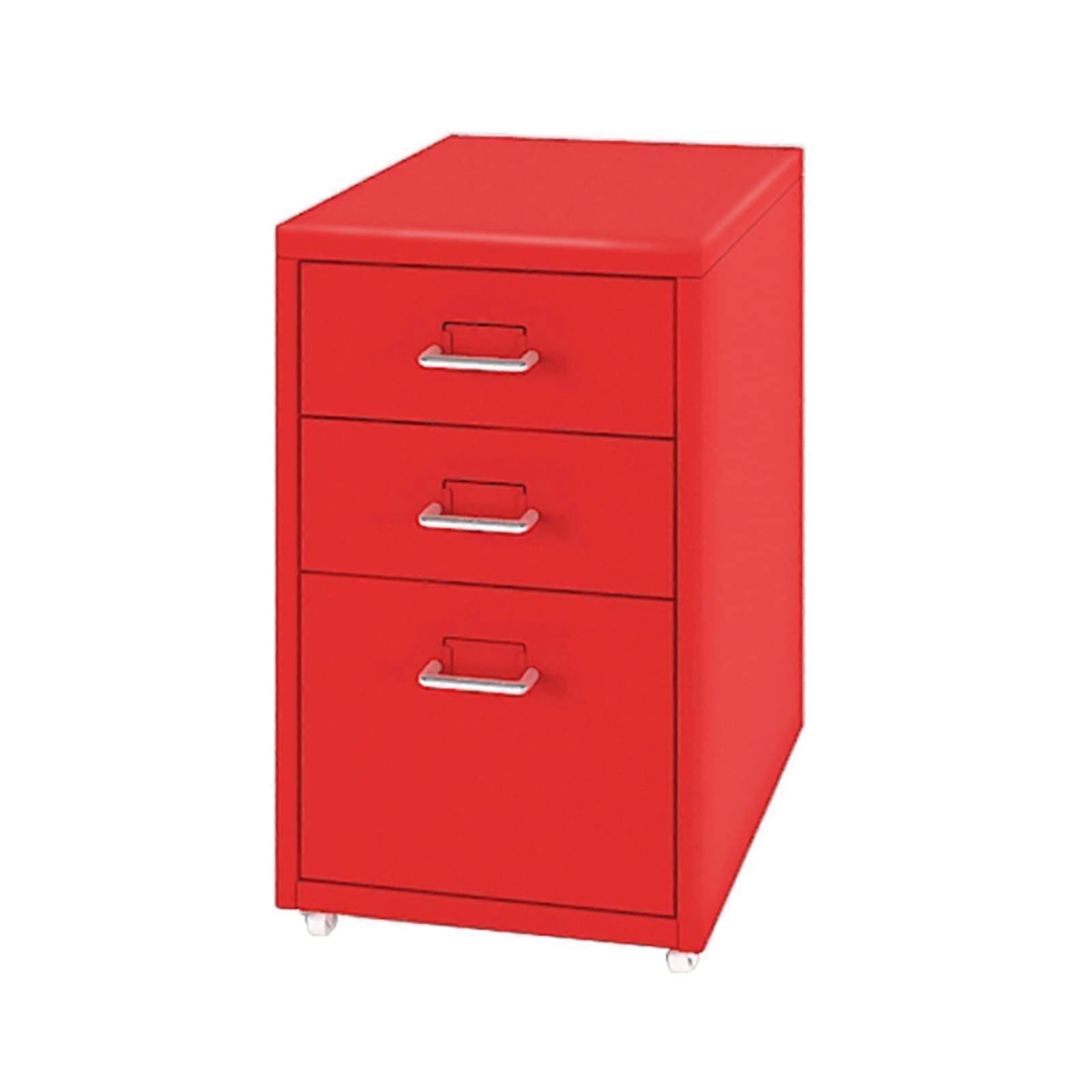 Filing Cabinet Model D 3Drawer Mobile File Cabinet For Office And Household Storage One Size