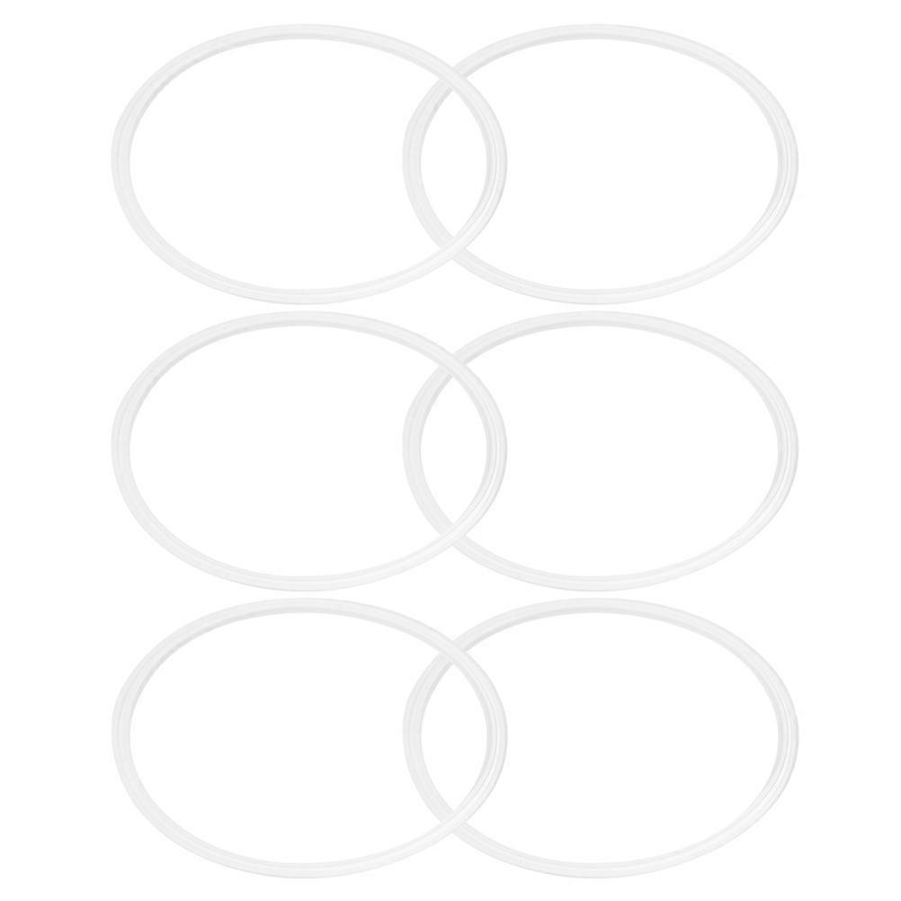 White Silicone Lid Sealing Rings for Bottle Replacement 30Pcs Set