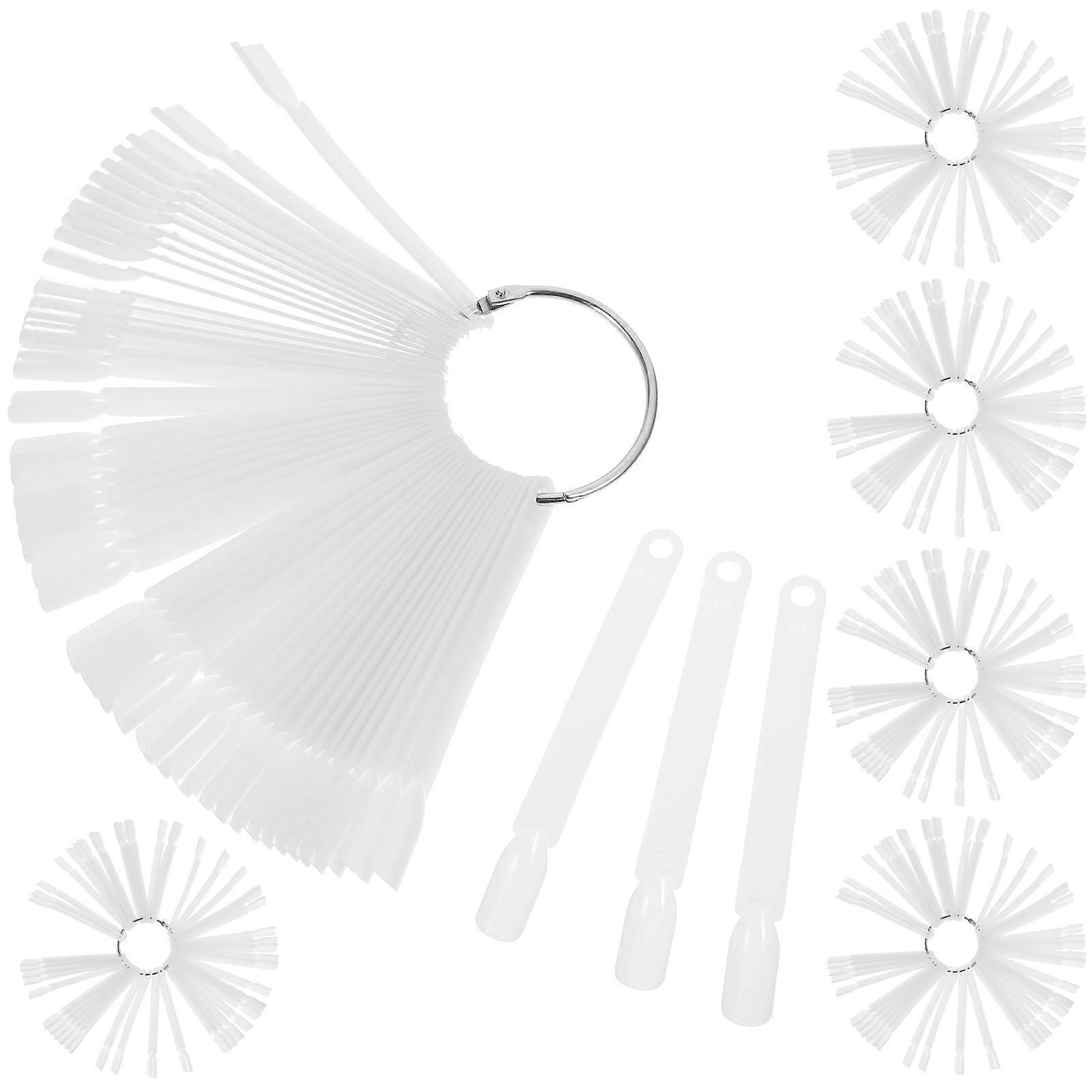 Nail Polish Display Sticks Nail Tips Color Display for 6Sets