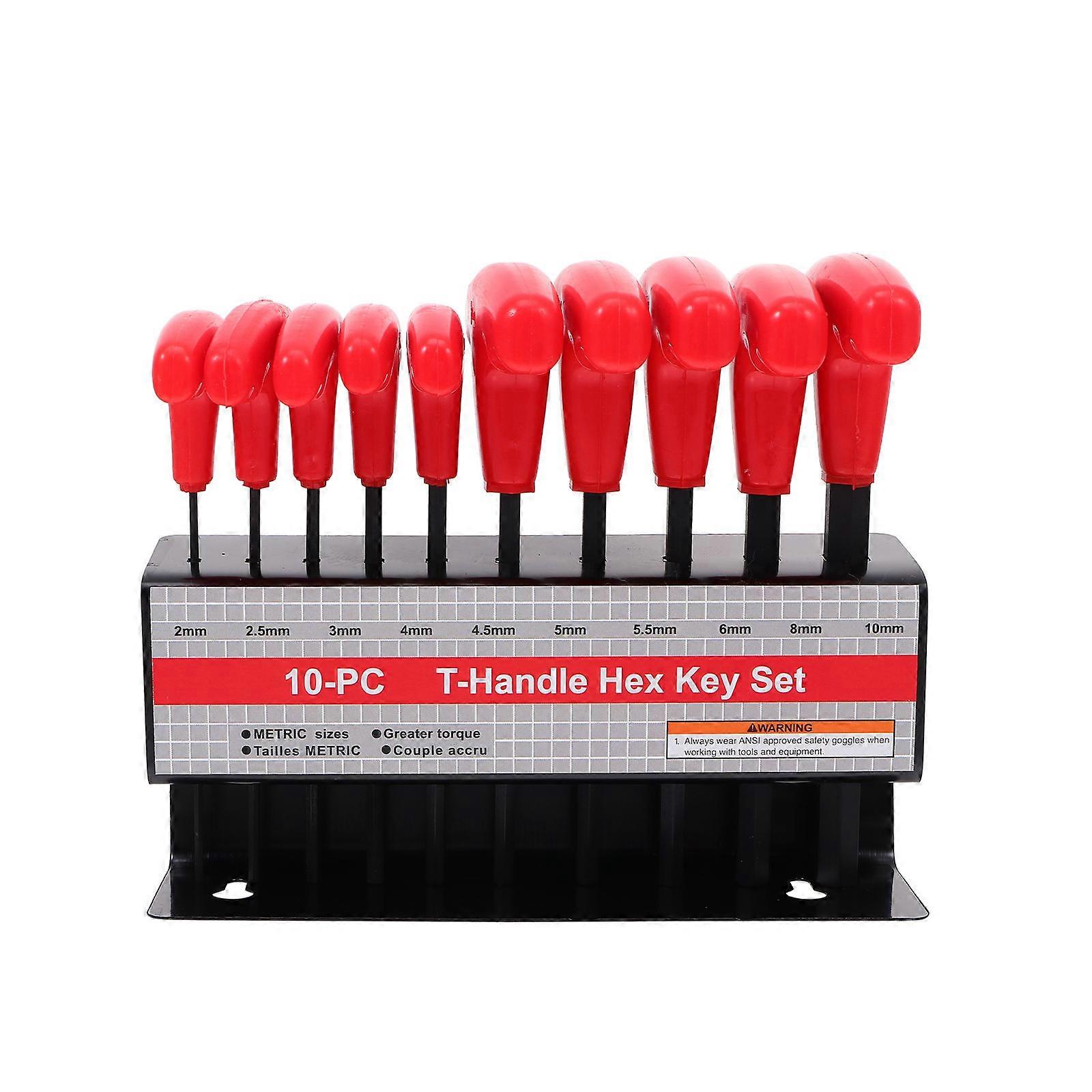Hand Tools T-Handle Key Set Useful Hex Spanners 2Sets