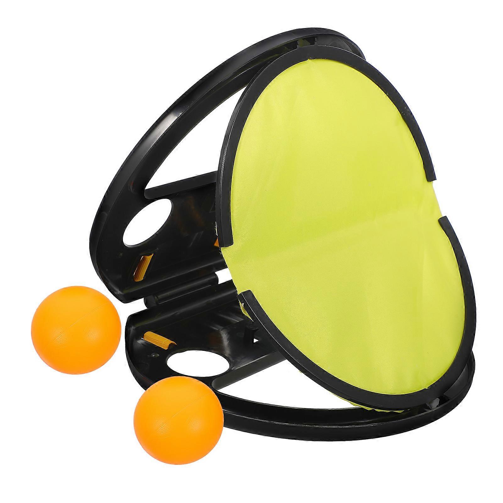 Toss And Catch Ball Game Outdoor Throwing Ball Playset For Kids Eye-Hand Coordination Training Multi-Color 1 Set