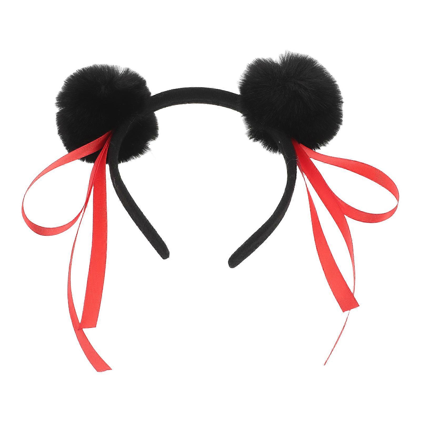 Plush Hair Hoop Headband for Cosplay 2Pcs Durable Comfortable Material