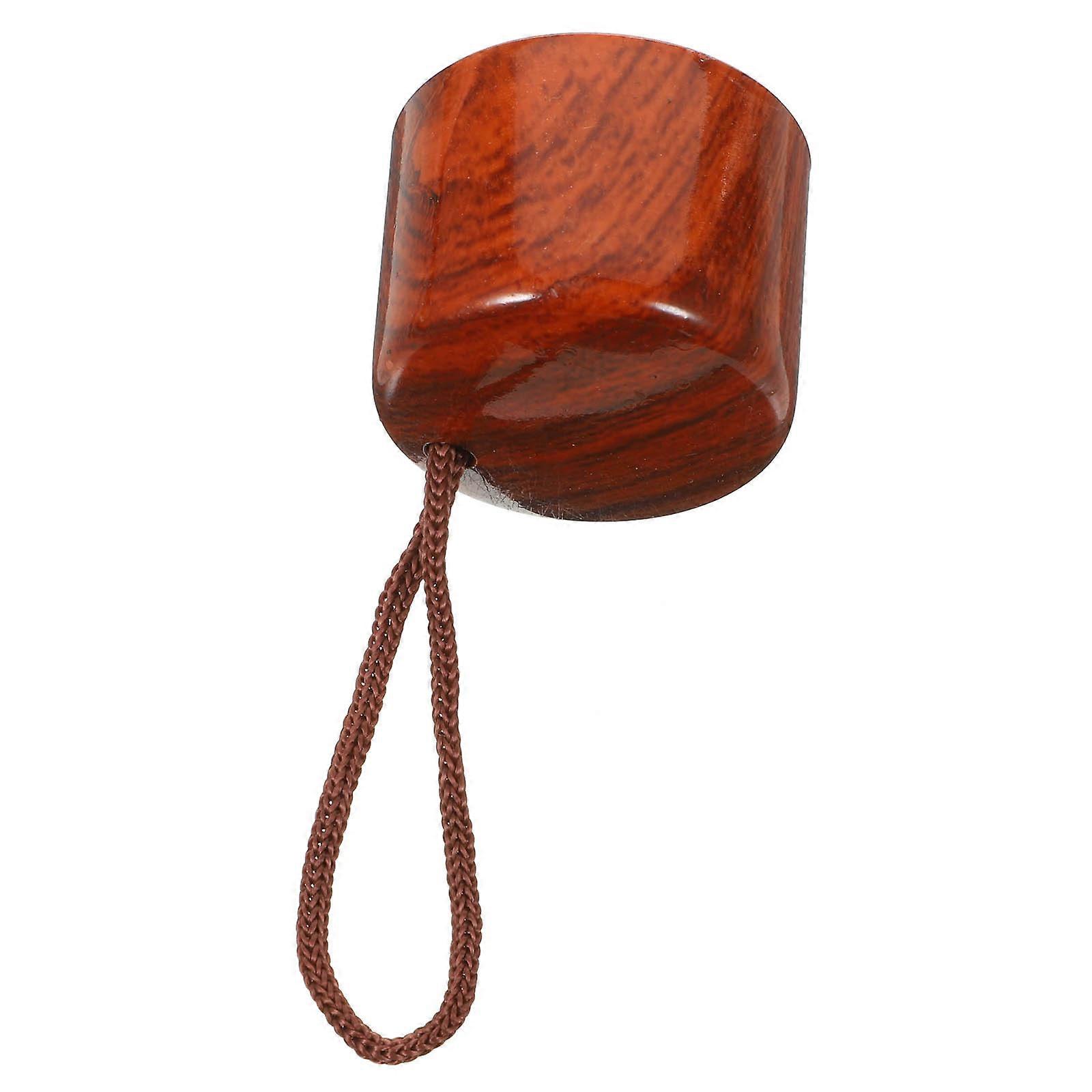 Folding Rain Umbrella Handle Replacement Plastic Grip Imitation Wood Grain 5Pcs