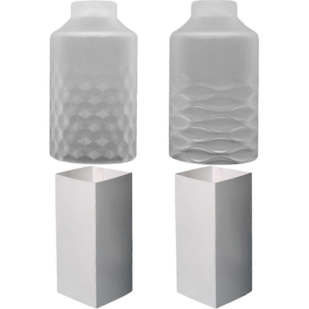 Silicone Candle Molds for DIY Scented Candle Making 6Sets Pack
