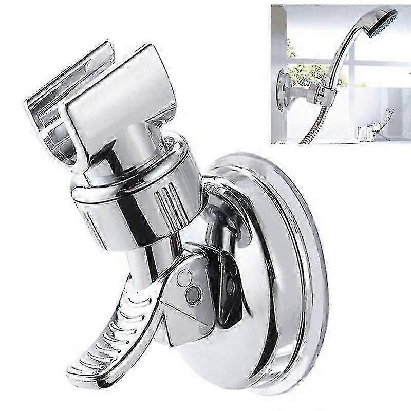 Universal Adjustable Handheld Shower Head Holder Suction Cup Holder Full Plating Shower Head Bathroo