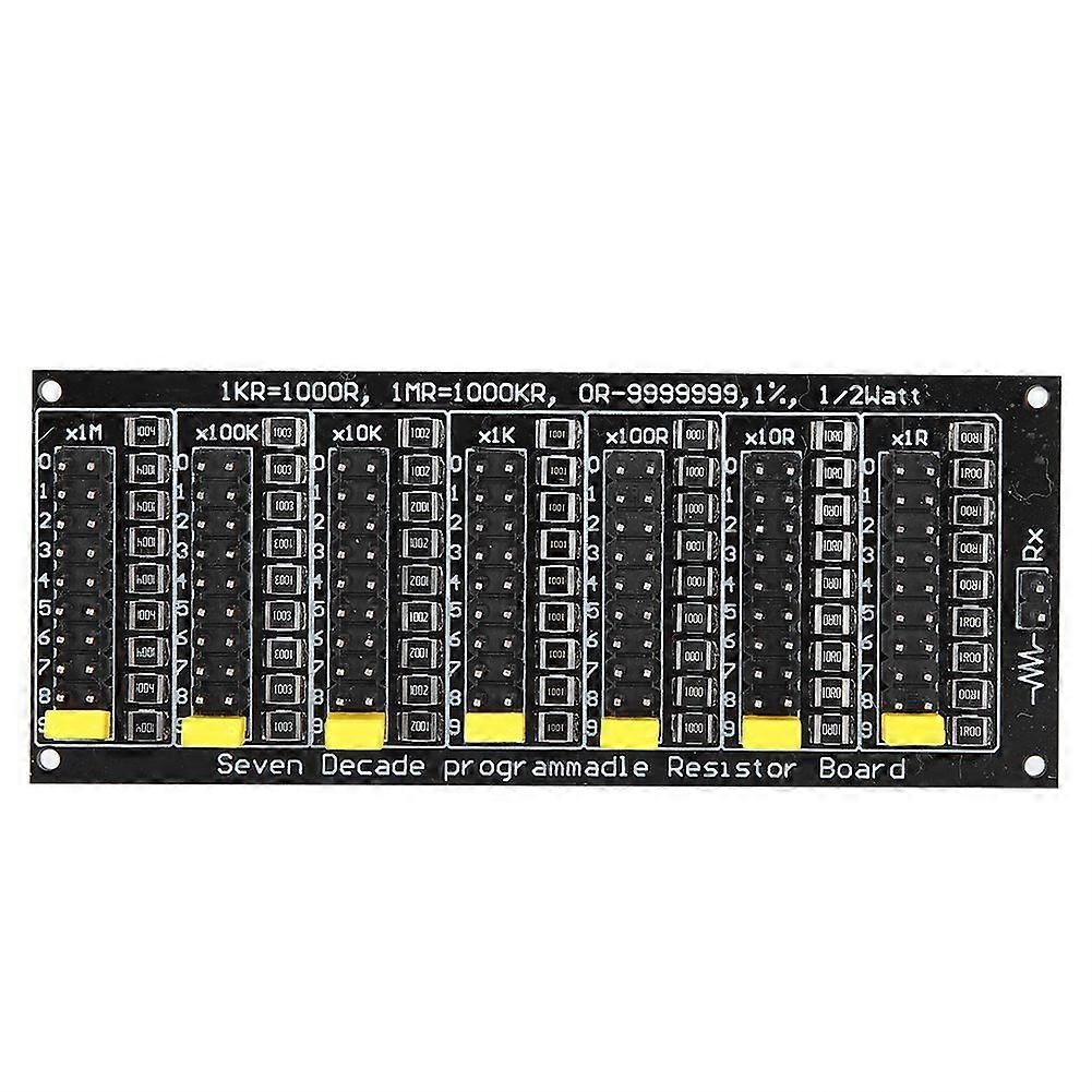 High quality  Programmable Resistor 1R - 999999R Resistor Board Step 1R 1% 1/...