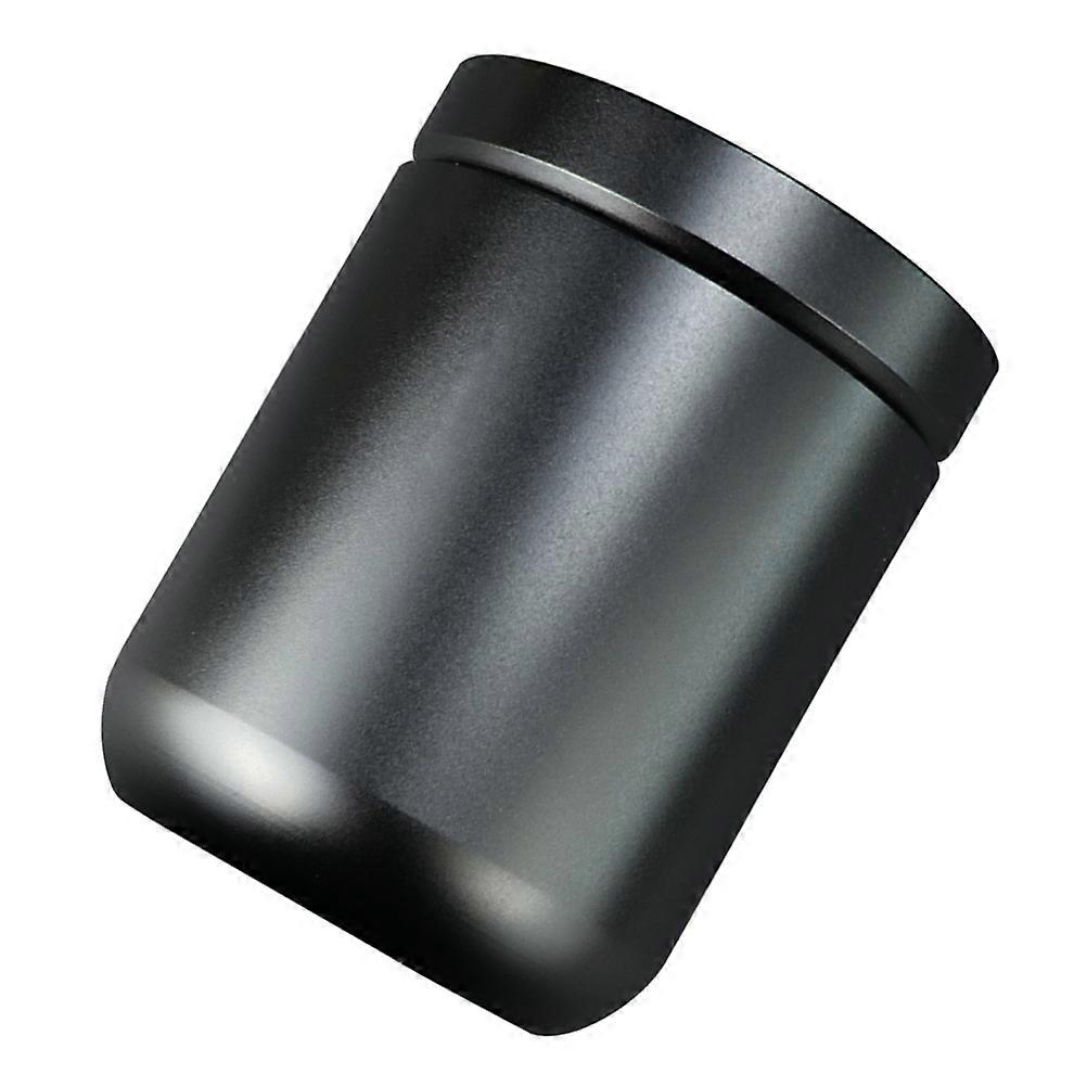 Black Sealed Storage Jar for Pills Or Tea Use 2Pcs Portable Canister