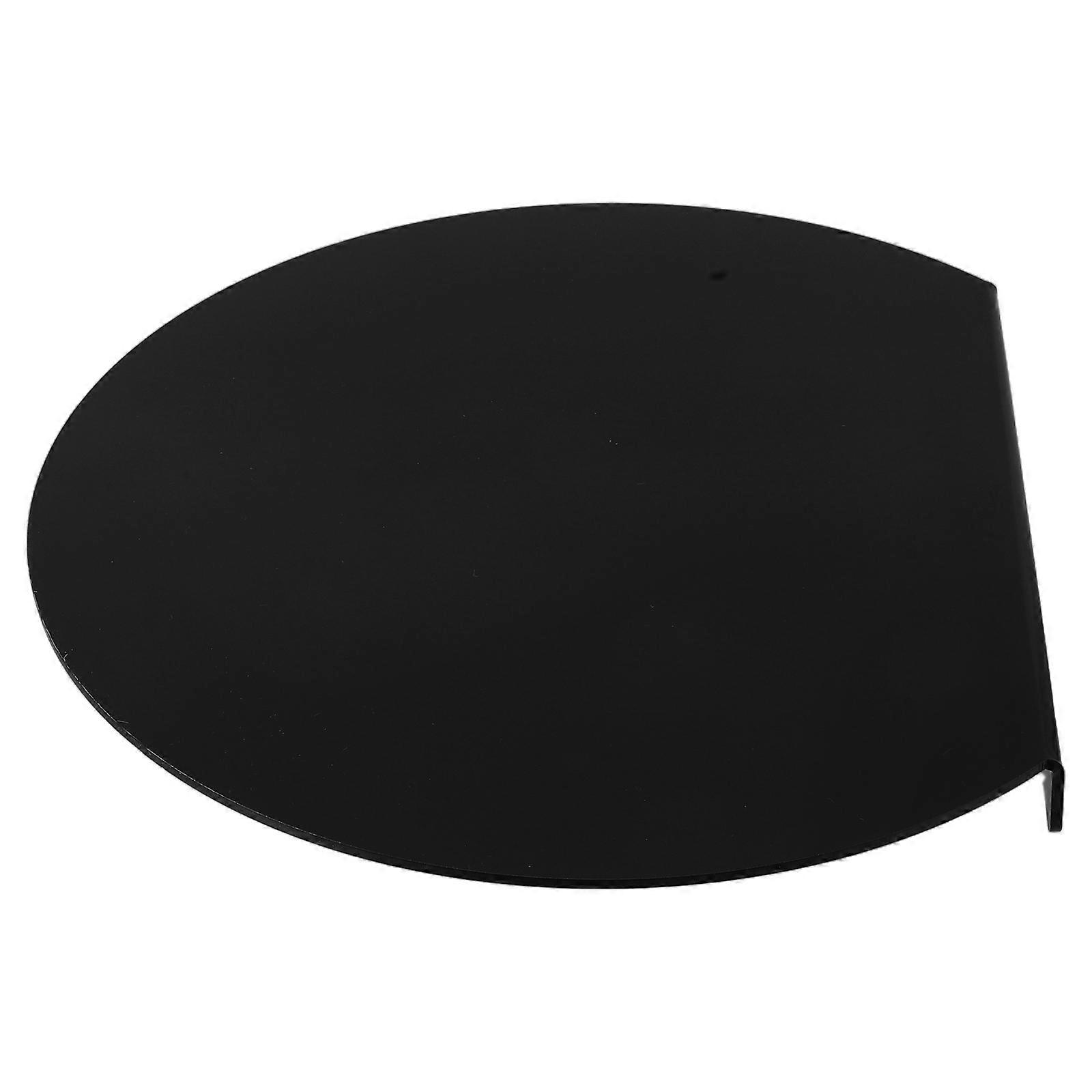 Kitchen Cutting Board Acrylic for Non Slip Use 2Pcs Black Boards