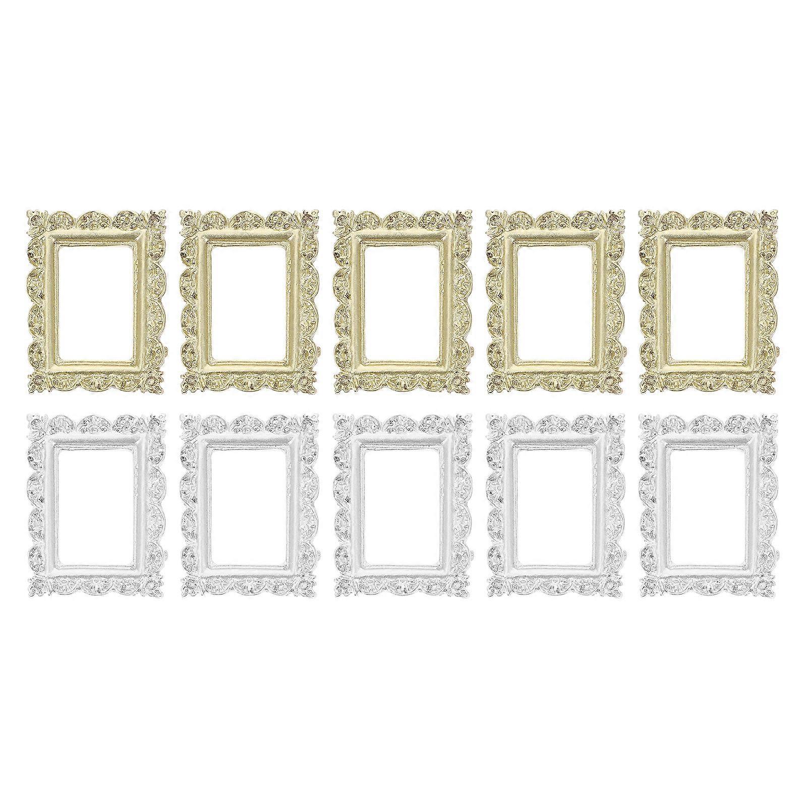 Photo Display Frame Vintage Picture Frames Resin for Decoration 40Pcs