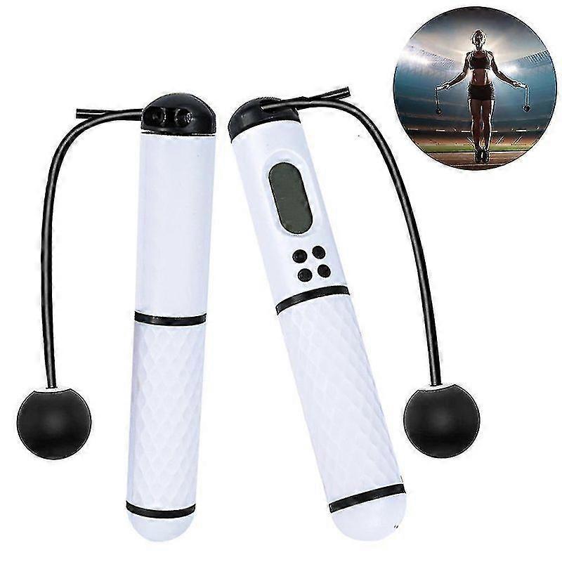 Minglan Jump Rope, Digital Weighted Ropeless Skipping Rope, Adjustable