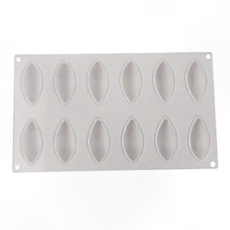 Silikonform för formade desserter - Mousseform för kakor med 12 håligheter