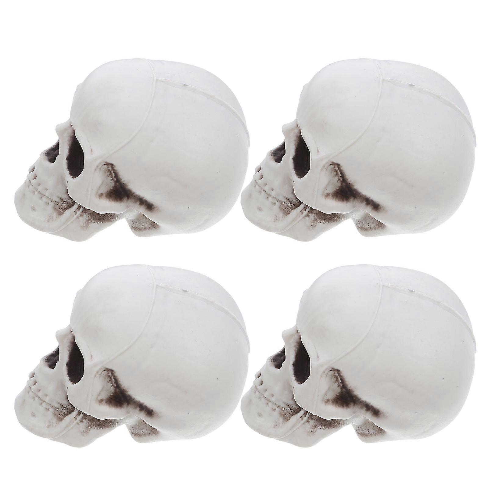 Skeleton Props Plastic Skull Ornament for 20Pcs Halloween Set