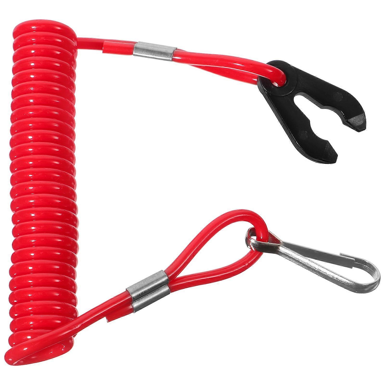 Boat Emergency Safety Cord Harness with 5Pcs Engine Lanyards