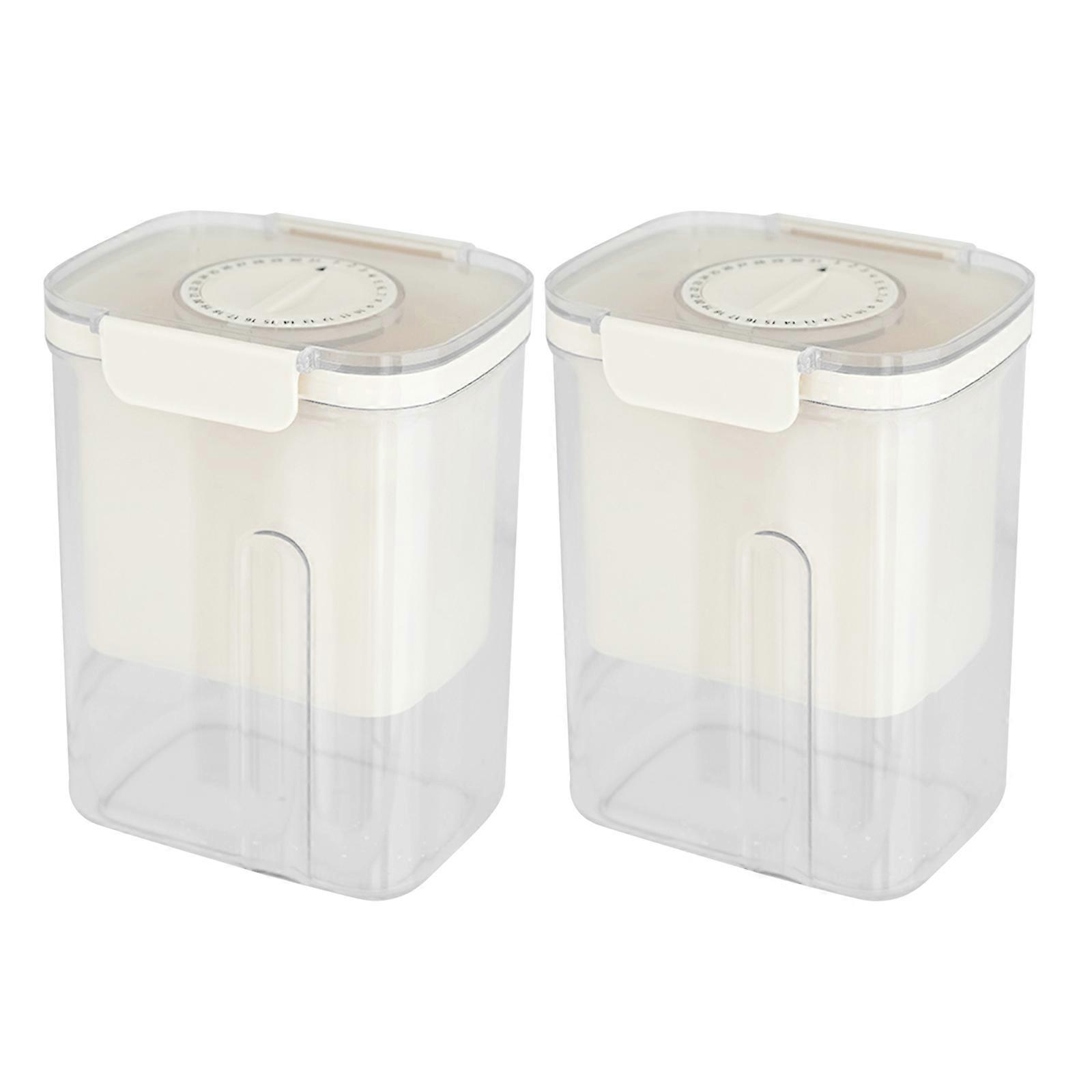 Yogurt Maker with Lid for Household Use 2Pcs Greek Yogurt Strainer