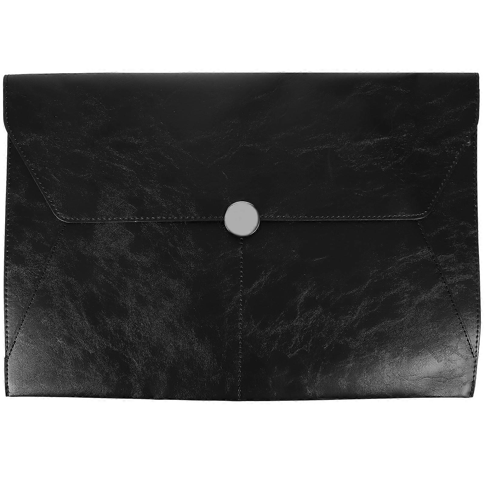 Haust Leather Document File Folder A4 File Bag File Organizer Bag Travel Portfolio Case File Storage Organizer