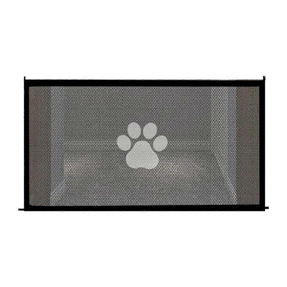 Folding Breathable Mesh Barrier Fences for Dogs Pet Isolated Network Stairs Gate Playpen for Dog Safety Fence Mesh