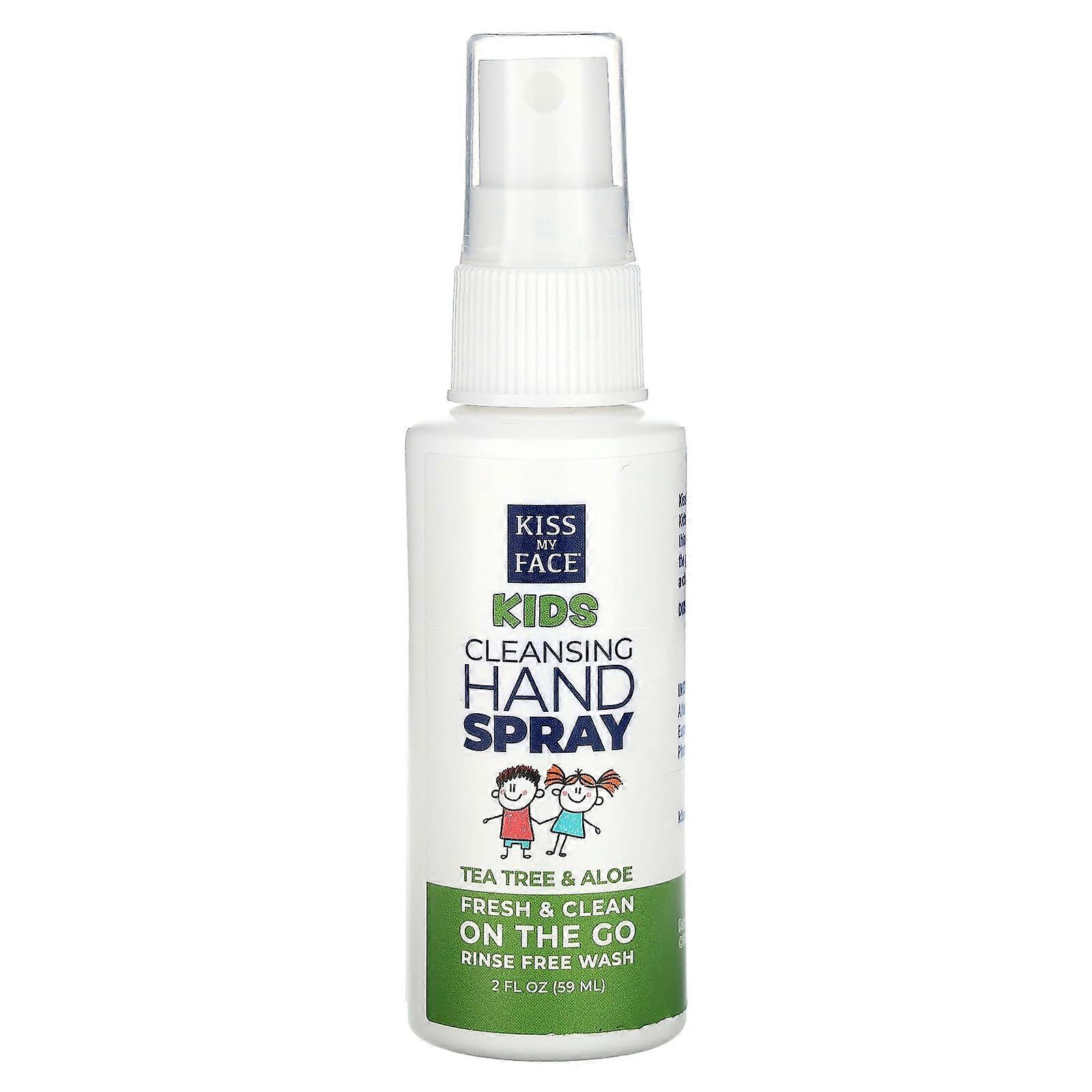 Kids Cleansing Hand Spray, Tea Tree & Aloe, 2 fl oz (59 ml)