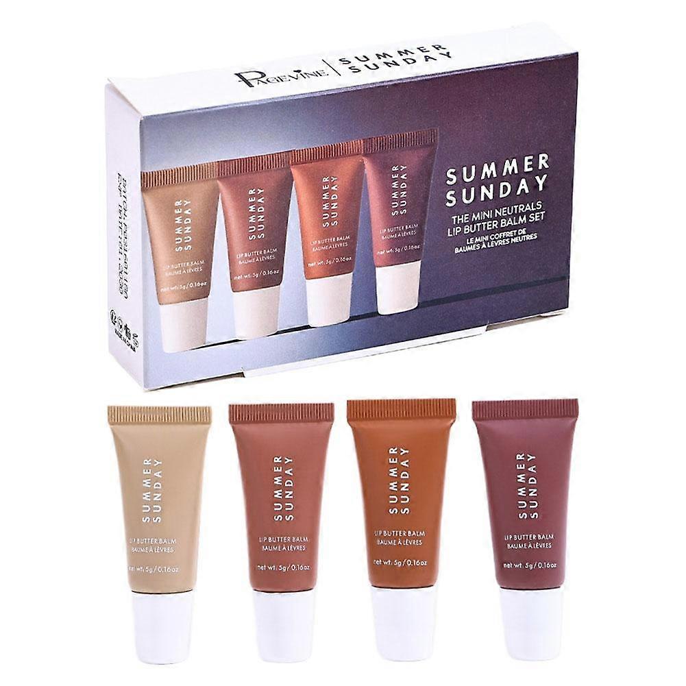6-Piece Hydrating Lip Gloss Set with Mirror Finish and Vanilla Scent Lightweight Non-Sticky Formula for Daily Moisturizing Care