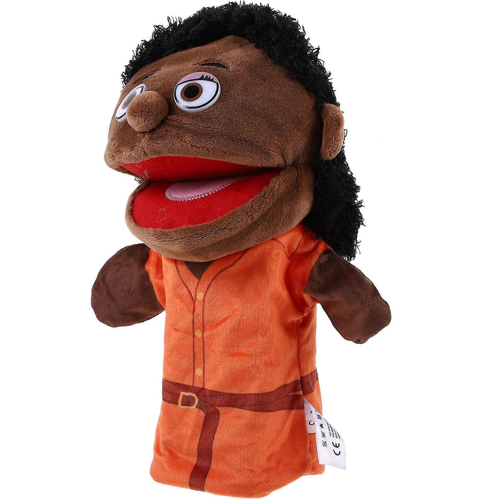 Creative Family Hand Puppet Plush Puppet for Playing Use Brown