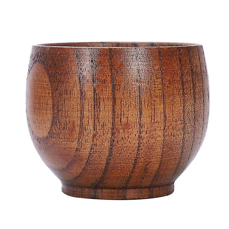 コーヒーティーカップ日本のナツメウッドビッグベリーカップクリエイティブレストランティーカップ木製カップ