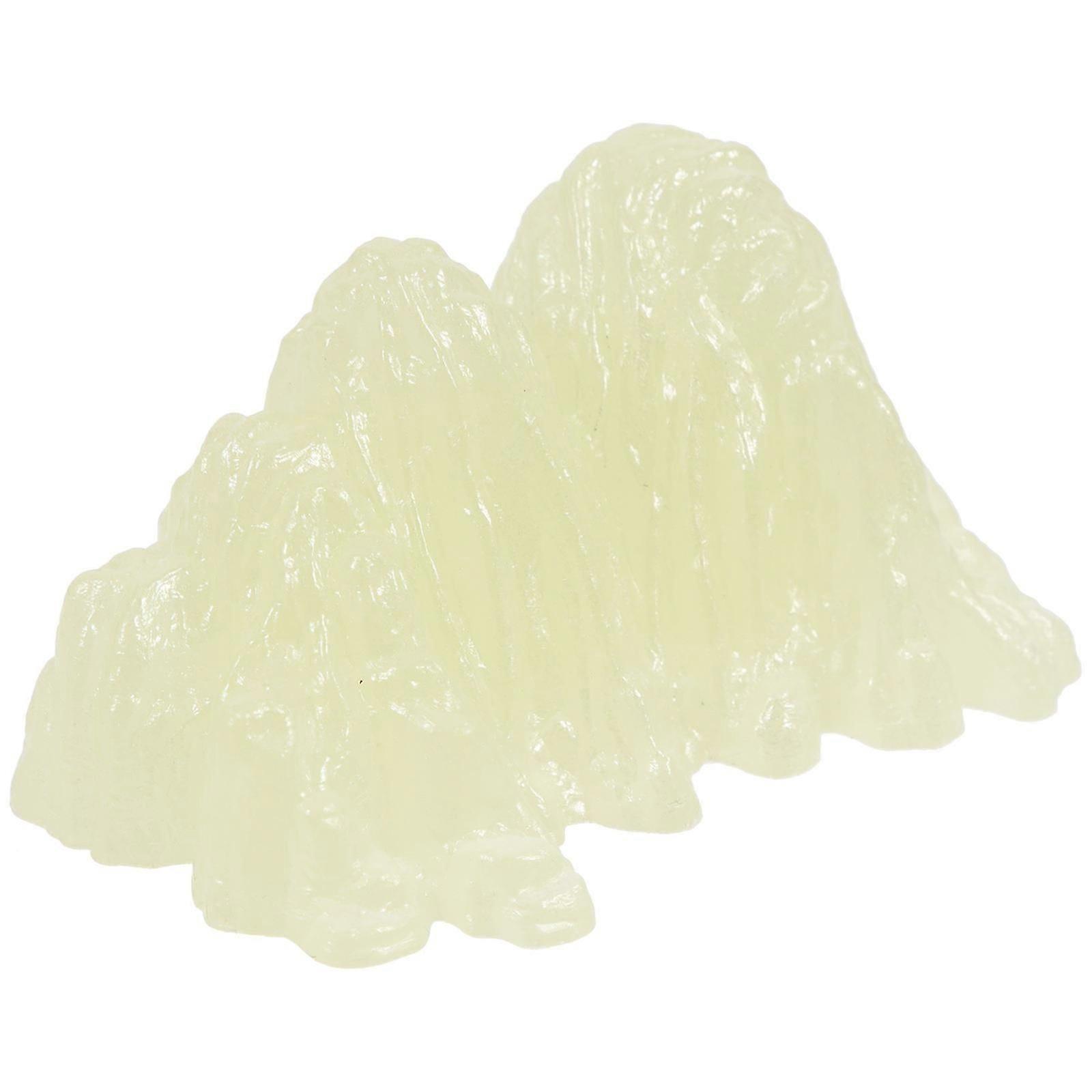 Fish Tank Decor Realistic Aquarium Accessory Fluorescent Effect 1Set