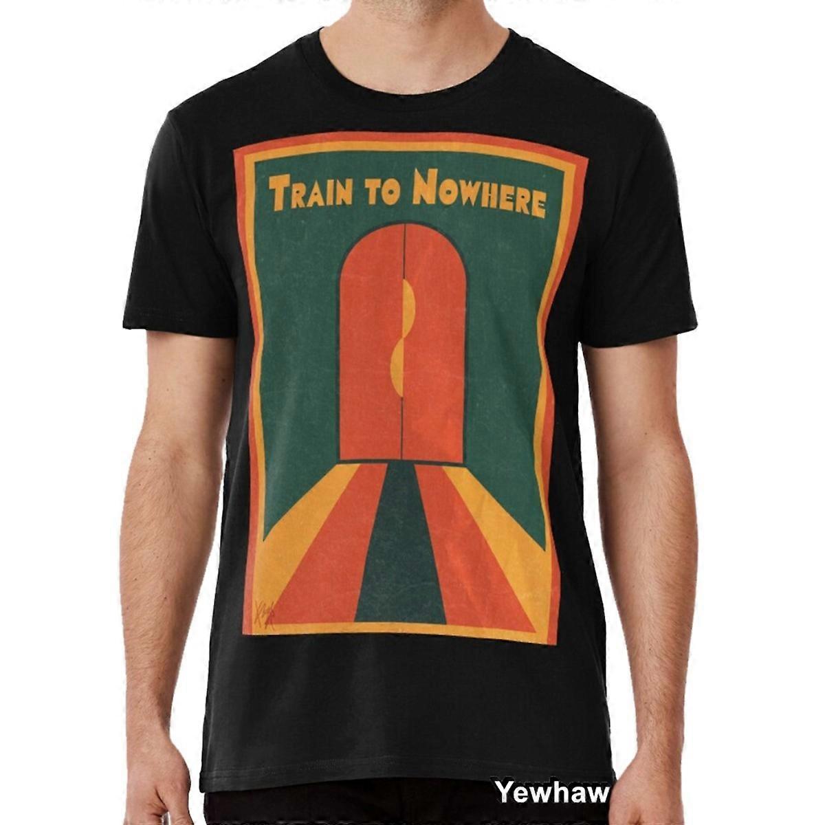 Train to Nowhere 티셔츠 무한대 기차 만화 빈티지 밴드 치킨 초이스 주디