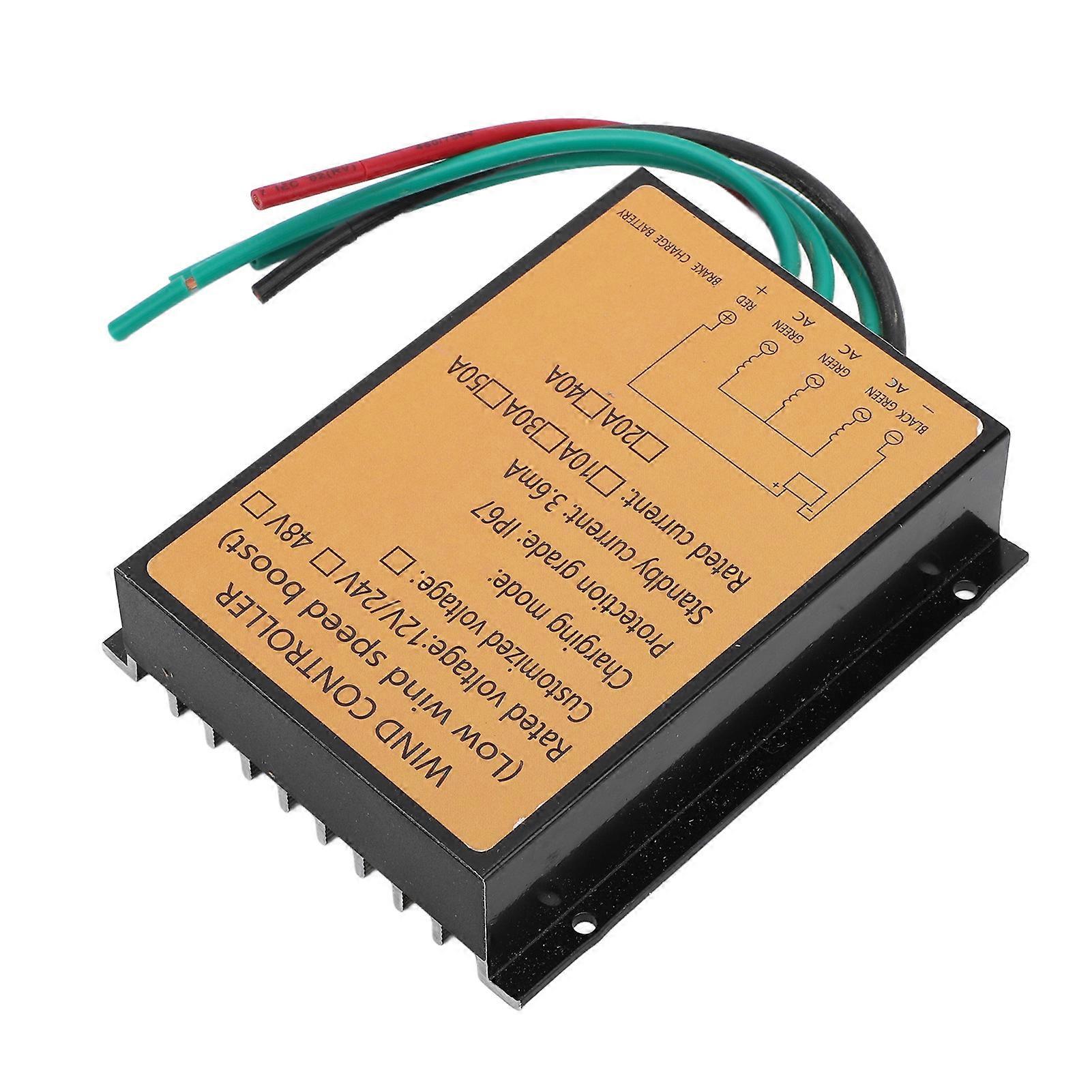 400W Wind Turbine Charge Controller 12V 24V IP67 Water Resistant MPPT Wind Turbine Generator Controller for Home 