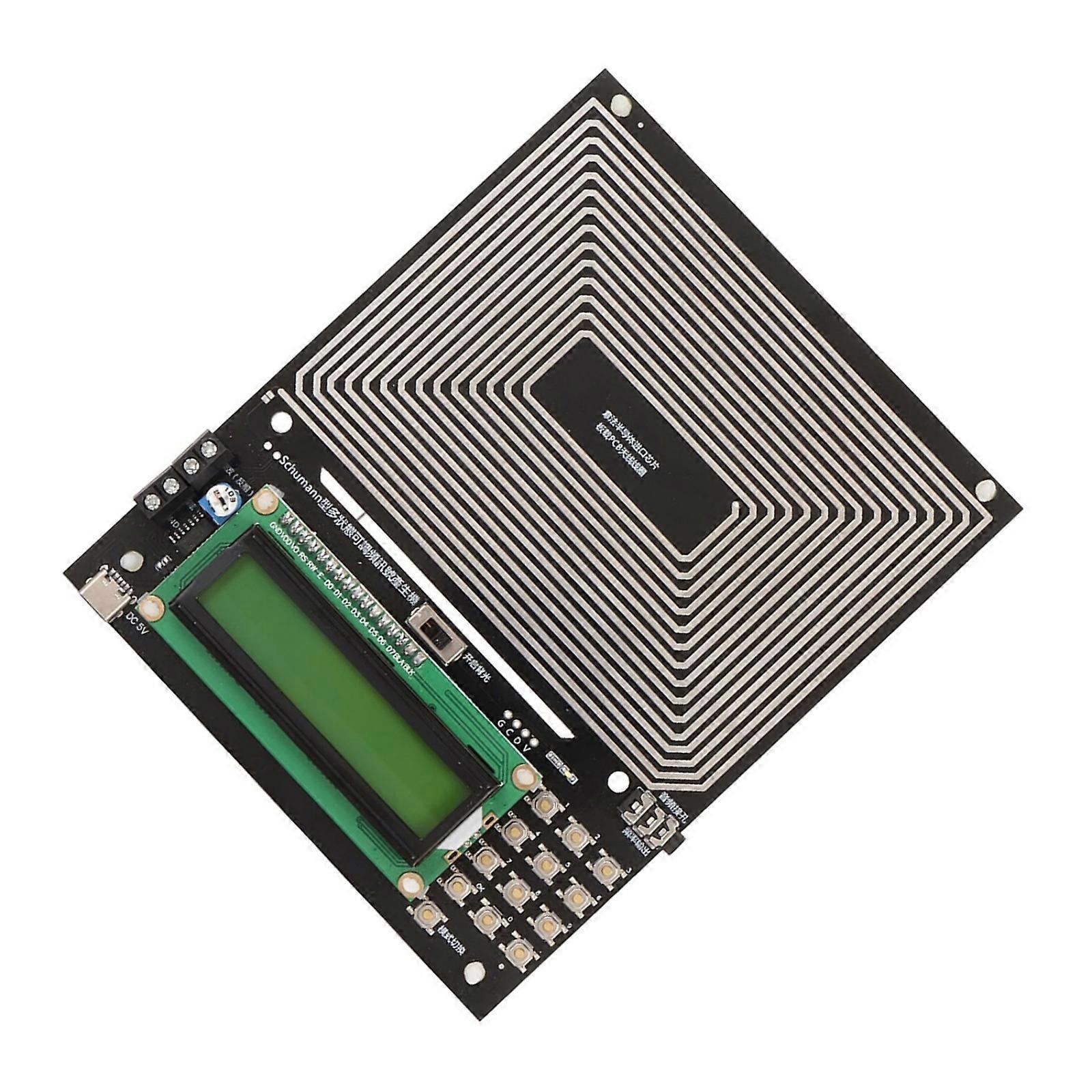 0.001Hz-200KHz Schumann Waves Generator Sine Frequency Modulation Resonance Ultra-Low Frequency Pulse Signal Generator Multicolor