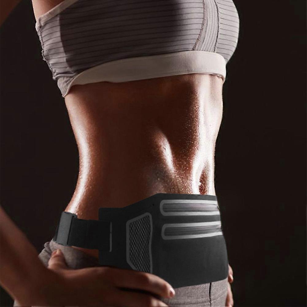 حقيبة حزمة الخصر الرياضية في الهواء الطلق سحاب مزدوج يعمل للماء حقيبة هاتف محمول خفيفة الوزن حقيبة الخصر الرياضية