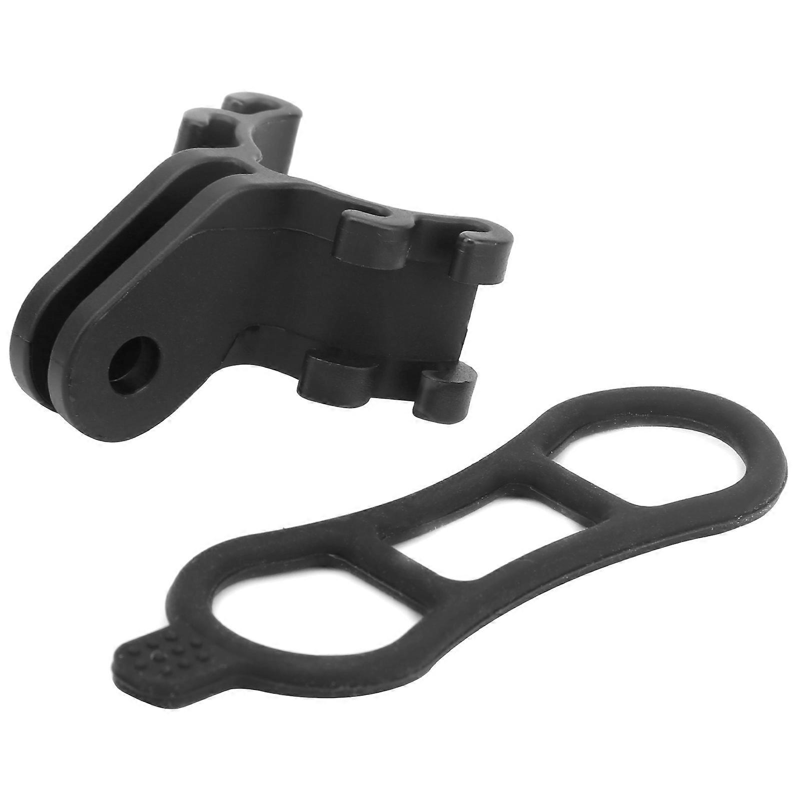 Bicycle Flashlight Holder Handlebar Torch Light Mounting Bracket Adjustable for GoPro Mount Interface