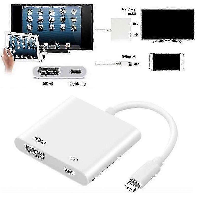 8Pin Lightning to HDMI Cable - Digital AV Adapter for iPhone iPad