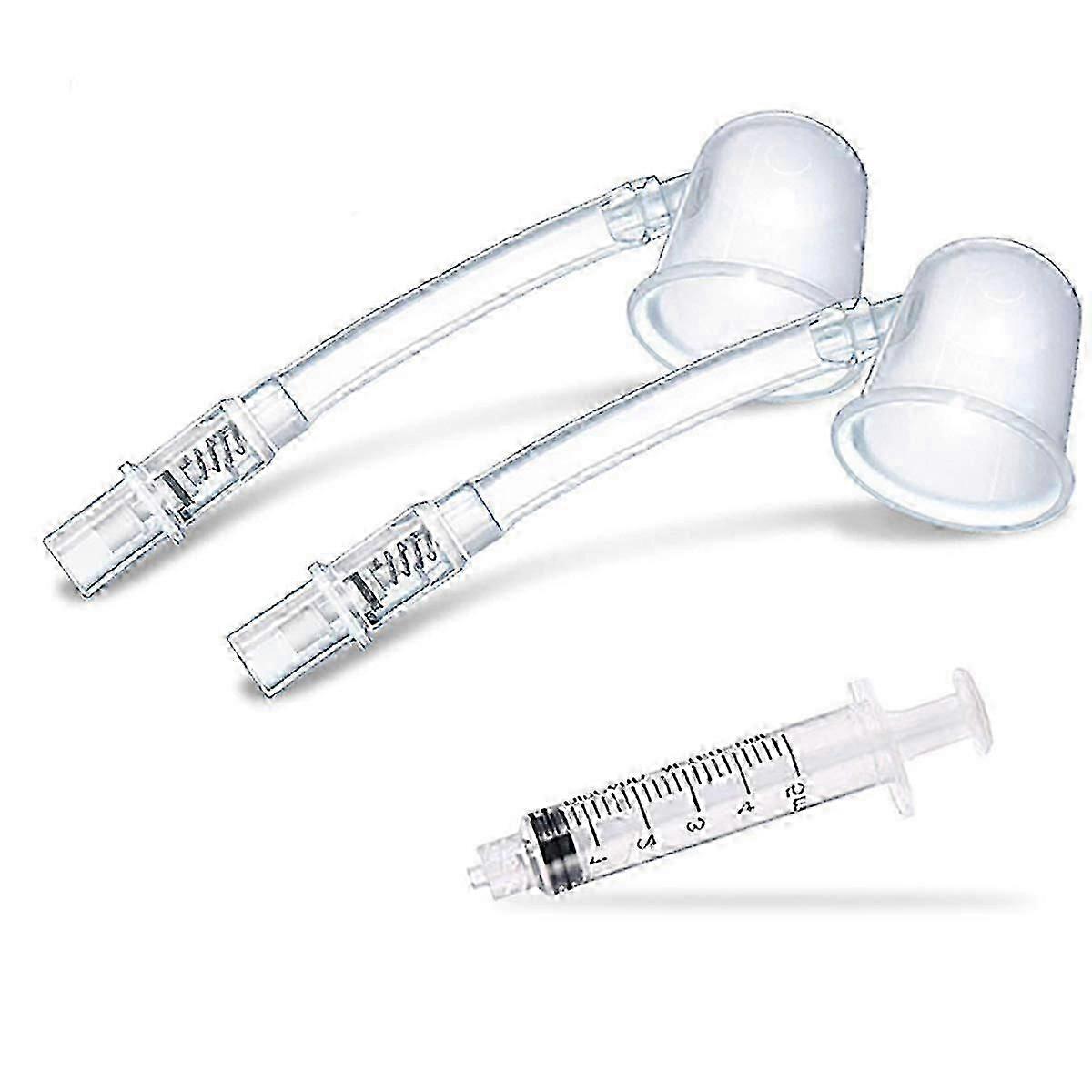 2 Set Nipple Corrector Device Correction For Inverted Nipples Treatment Enlarger