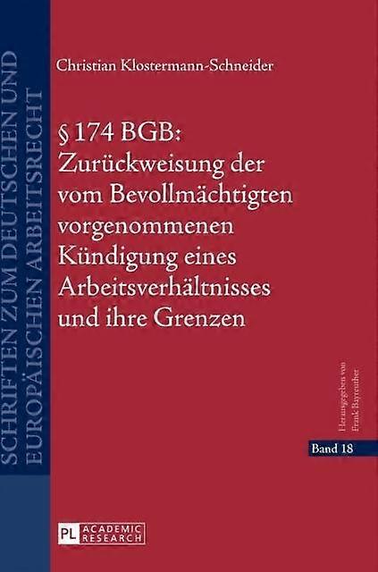 174 Bgb by Christian KlostermannSchneider Hardback Book