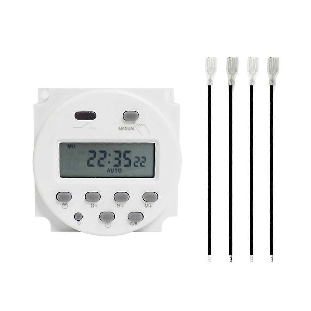 Digital Timers DC/AC 12V 16A LCD Display Programmable Timer Switch