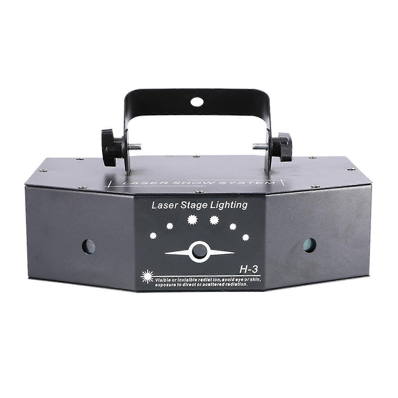 3 Lens 500mw Dmx Beam Laser Projector Animation Scan Rgb Dj Party Stage Lighting