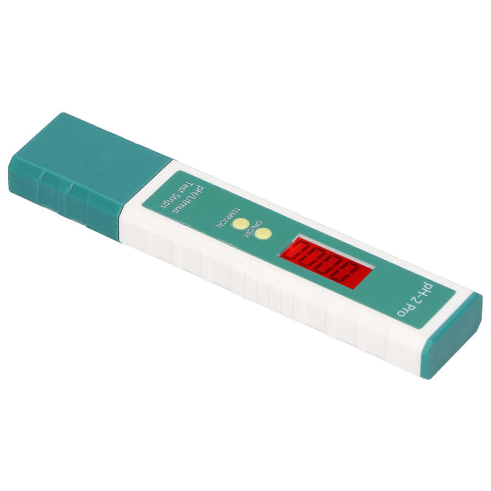 PH Meter Digital PH Tester Pen with Test Strip Function Thermometer for Drinking Pool WaterSH