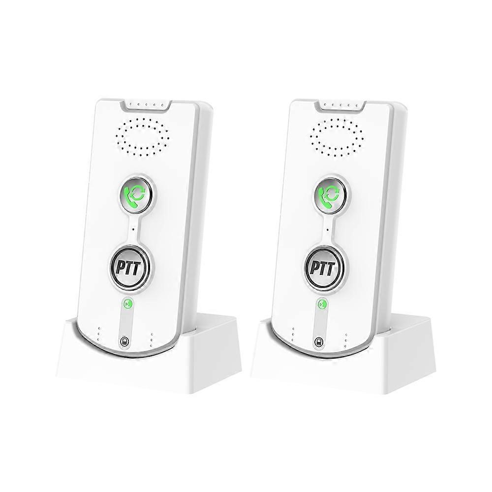 Wireless Voice Interphone,Room Intercom 2pcs Intercoms Voice To Room Intercom Two Distance Portable Voice Caller Two Way 1000m/3280ft Distance