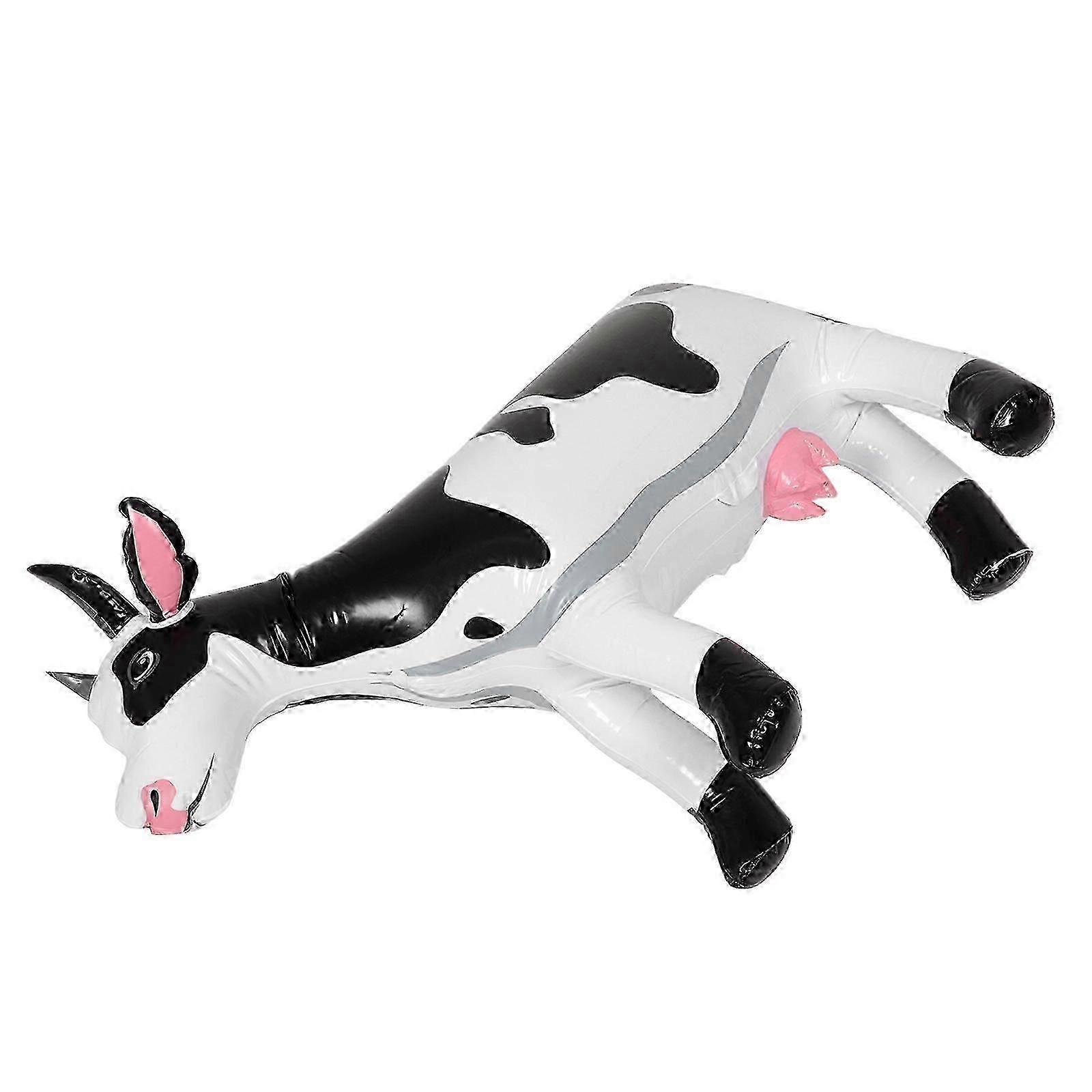 Versatile Inflatable Cows Ideal for Farm Decor, Lightweight and Reusable