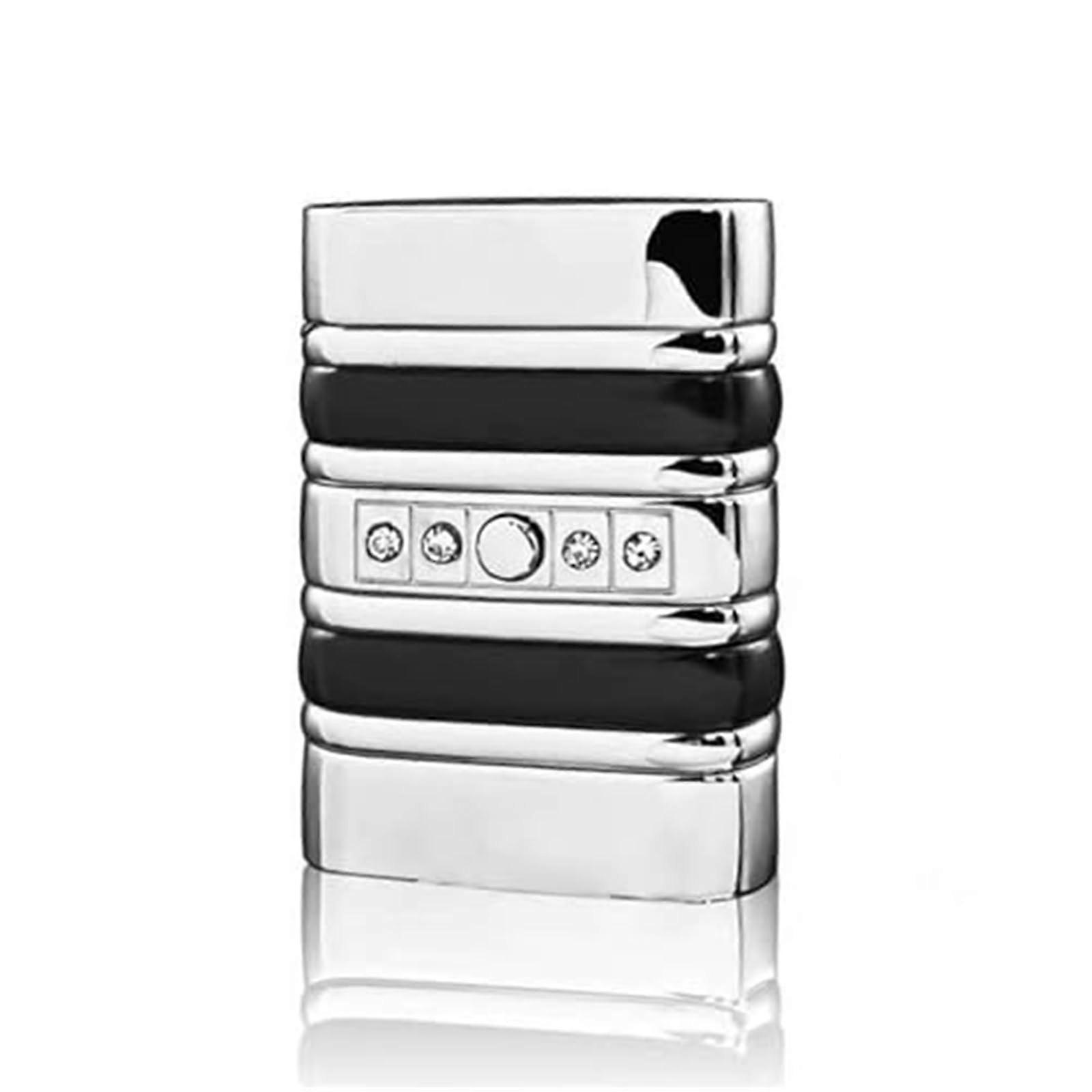 Metal Flip  Lighters Jet Red Flame Windproof Refillable Gas MultiFunction Lighters Bonfire Silver2