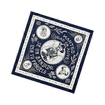 Pañuelos de estilo western, pañuelos de hip hop coloridos con estampado de calaveras, pañuelos para el cabello para adultos, ideales para actuaciones en el escenario y para tomar fotos.