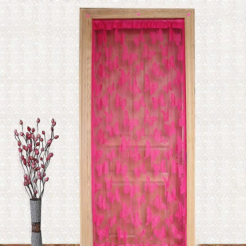 1PC Hanging String Window Panels Door Fly Screen Festival Window Curtains 100*200cm Butterfly Curtain Divider Net