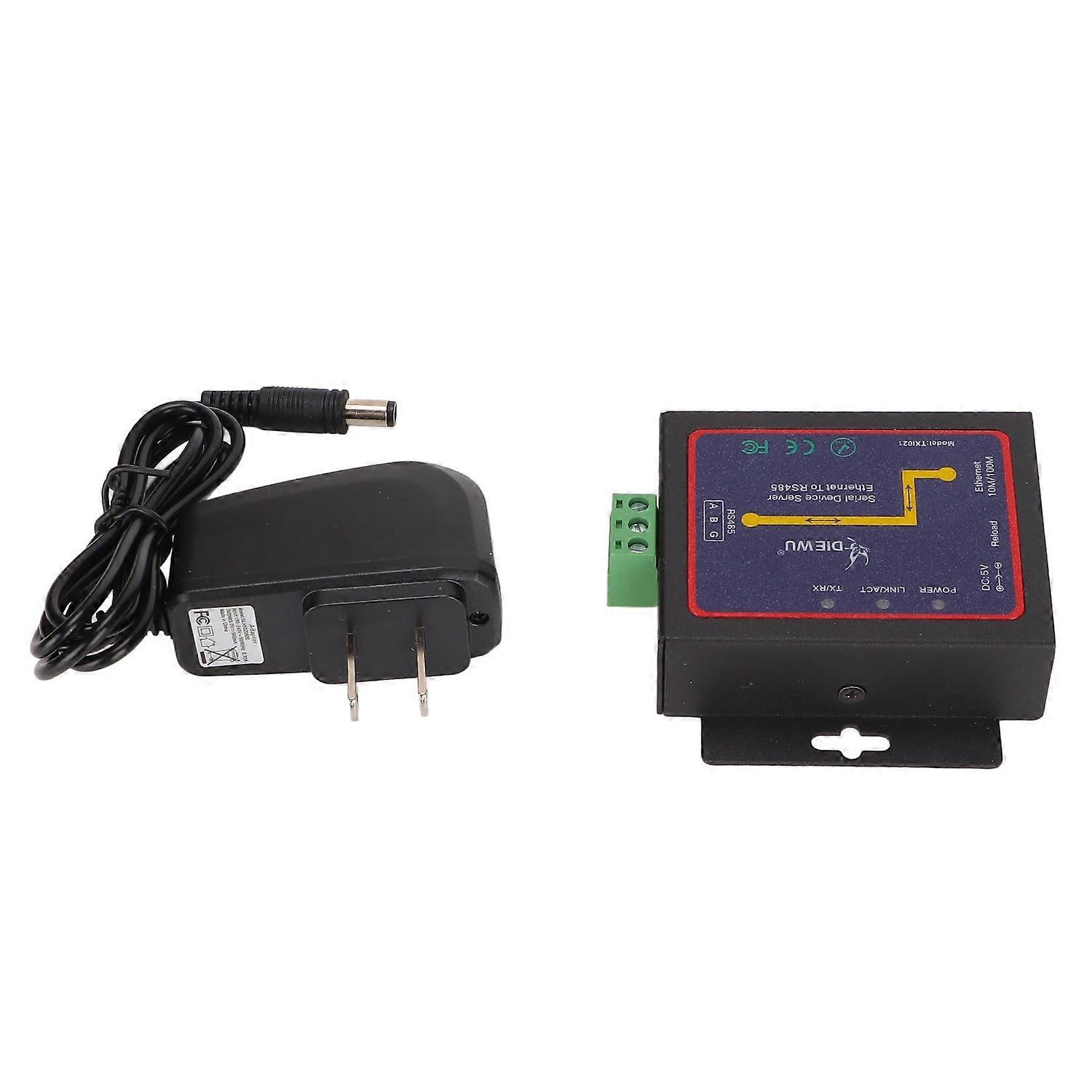 RS485 to RJ45 Converter 300bps to 230400bps Minus10℃ to 55℃ 10/100M Data Rate Ethernet Serial Server