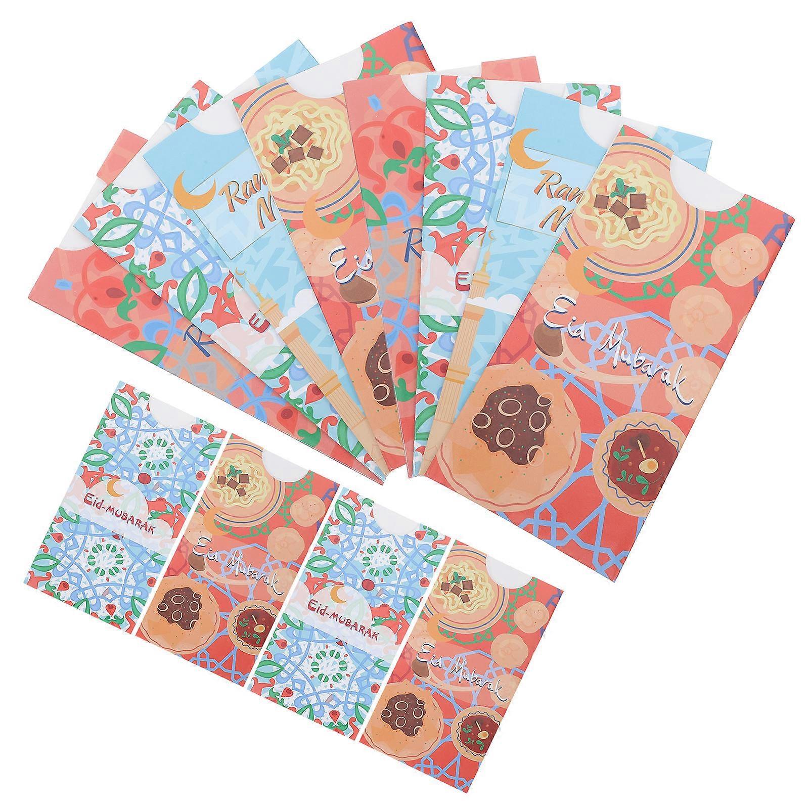 Ramadan Mubarak Envelopes Paper for Storage Use 12Pcs Pack