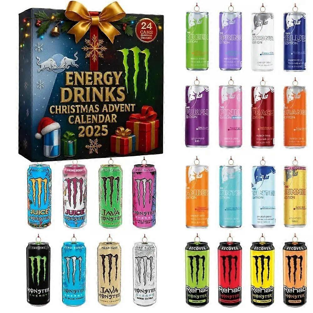 Christmas Advent Calendar Blind Box - Acrylic Ornament - Beer & Whiskey - Advent Calendar Acrylic Flat Panel